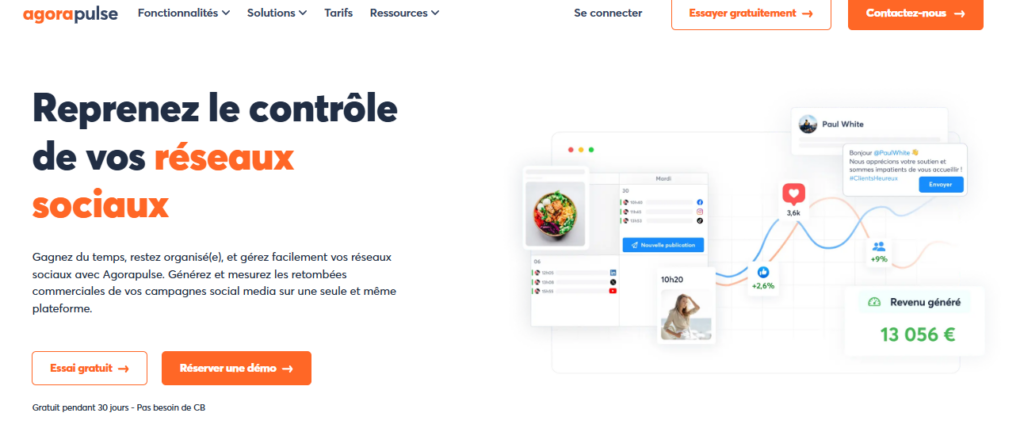 Gestion de communauté Agorapulse